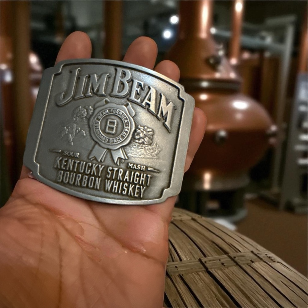 Jim Beam belt buckle